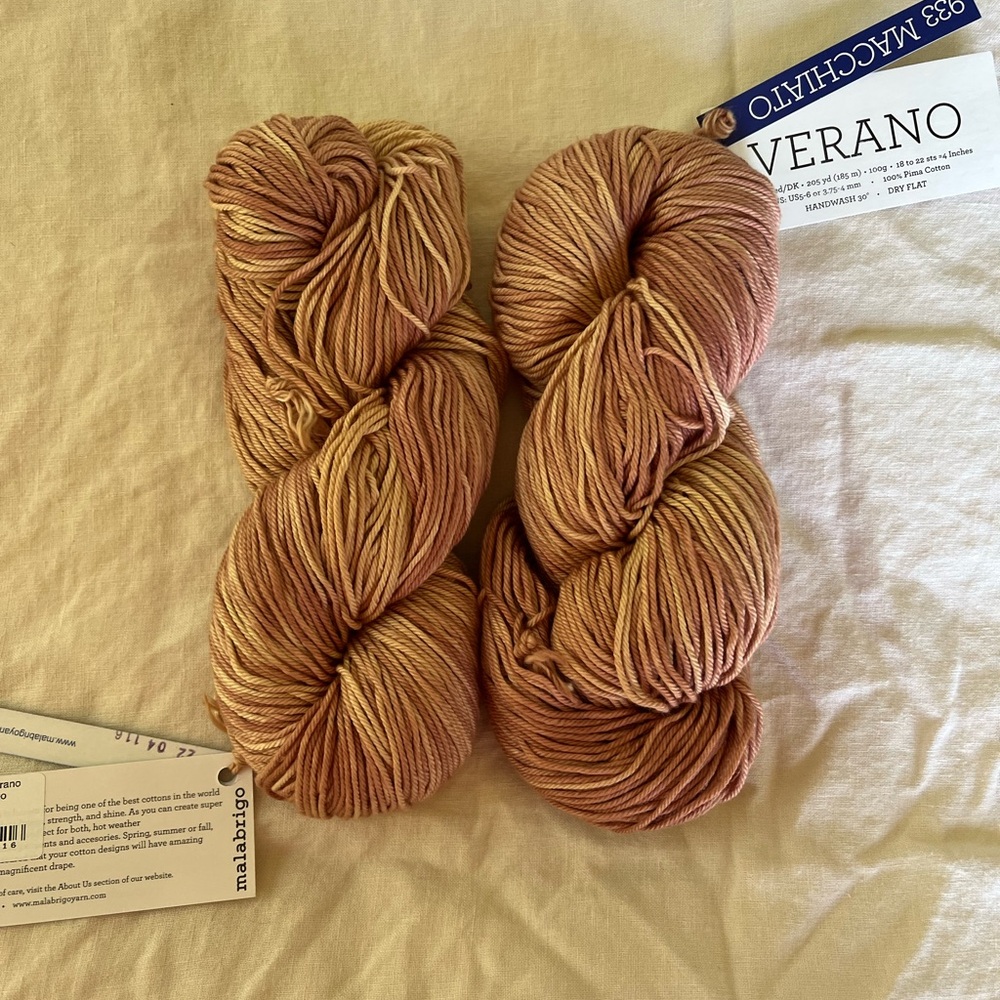 Malabrigo verano 933 macchiato dk yarn